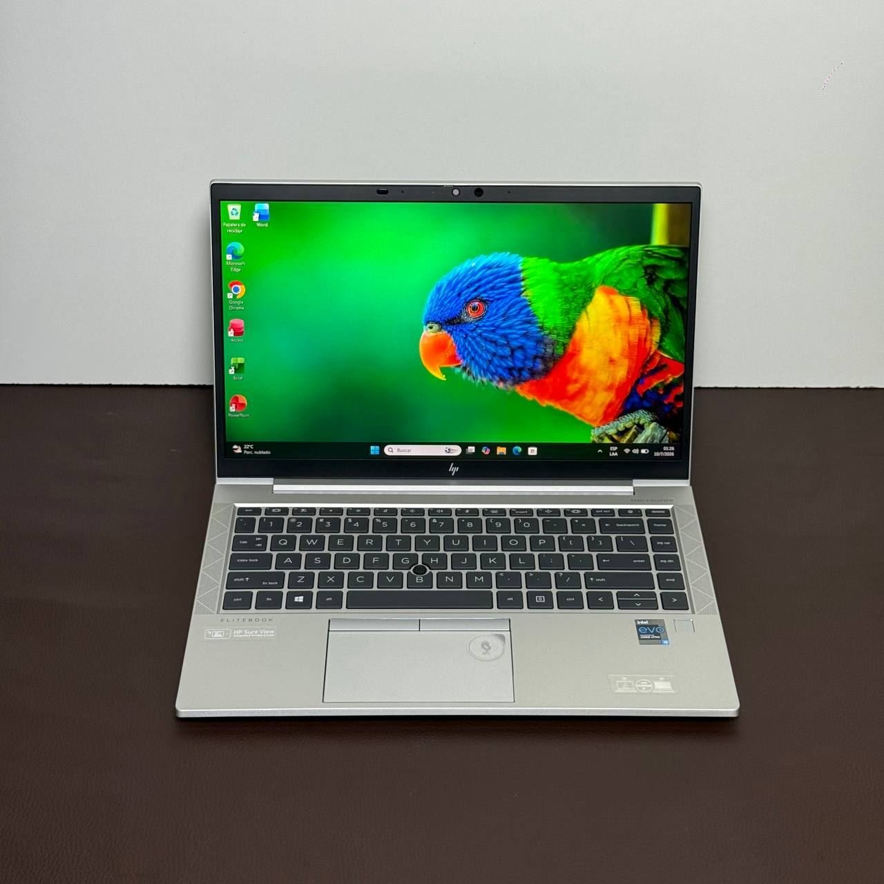 Notebook HP EliteBook i5 EVO 11th Generación, Reconocimiento Facial, Teclado Retroiluminado y Huella, 16 de RAM y 256 NVMe M.2 SSD SemiNuevo