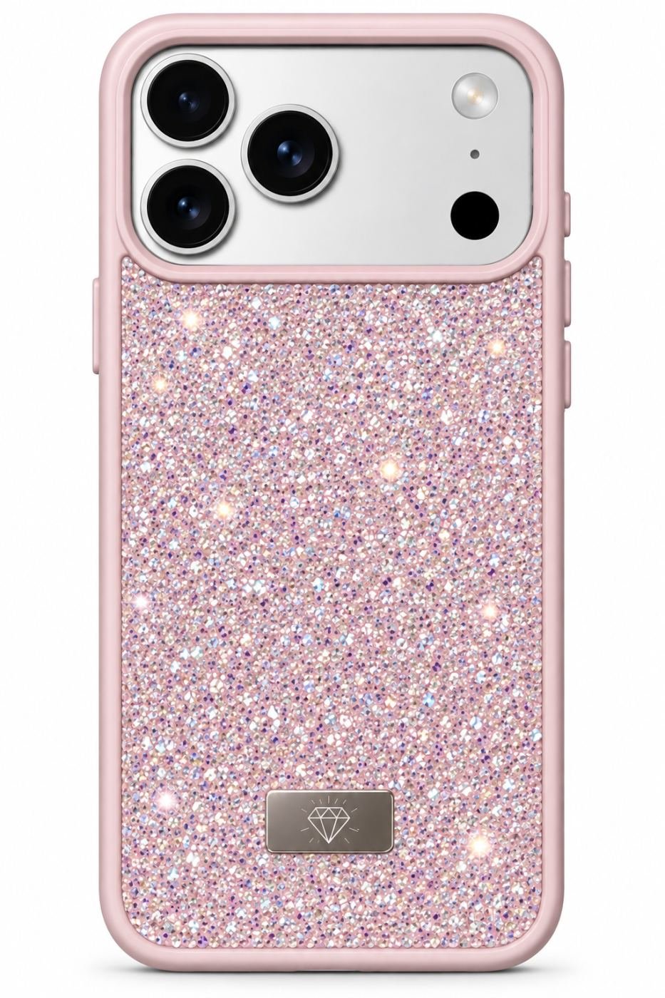 Estuche con Piedritas brillantes para el iPhone 17 Pro Max