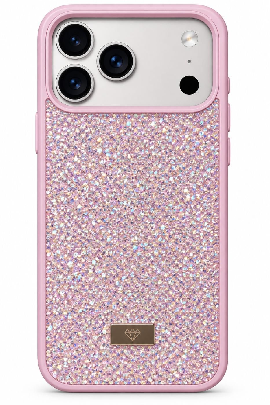 Estuche con Piedritas brillantes para el iPhone 17 Pro Max
